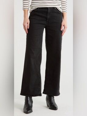AG Mid-Rise Wide Leg Crop Jeans. Ladies 31.